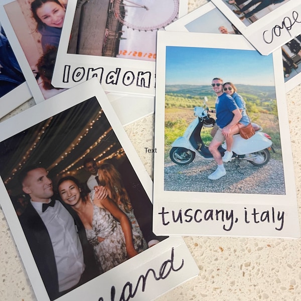 INSTANT CAMERA PRINTS | Order, Attach Your Photos, and I'll Print on Instant Camera Film and Mail to You for a Vintage Keepsake