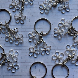 Triple Flower Keychain