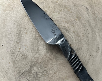 Railroad spike knife