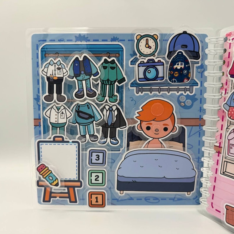 Toca Boca House Fun Quiet Book - Etsy
