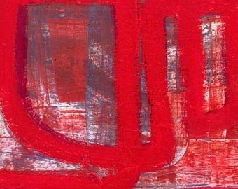 Original Acrylic Pop Art Painting: &quot;Weird Lines&quot; Street Art Inspired