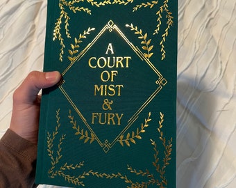 A Court of Mist and Fury by Sarah J Maas custom rebinding