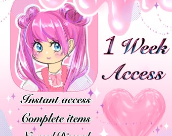 1 WEEK 24 access  and 1 digital notepad