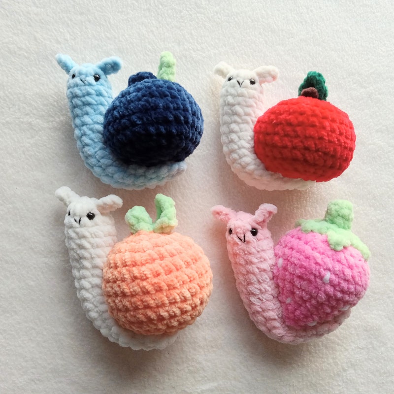 Stuffed Snail - Etsy