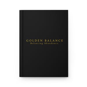 Golden Balance | Luxury Self-Care and Productivity Journal for Women | Elegant Daily Planner for Mindset, Wellness and Goal Setting