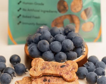 Blueberry Basil Dog Treats