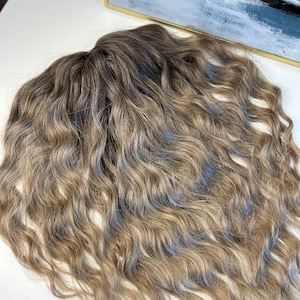 1日で迅速に発送！ダークアッシュブラウンのドレッドカールセット｜ハンドメイドのウェーブヘアエクステンション｜両端ウェーブヘアのドレッドヘア