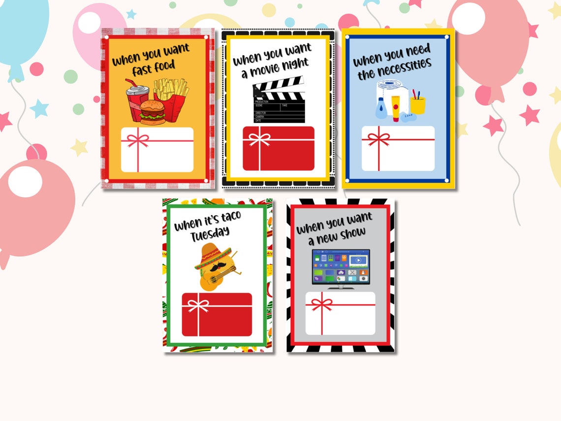 Printable Birthday Gift Card Book - Il 1140xN.5948466675 Onr8 