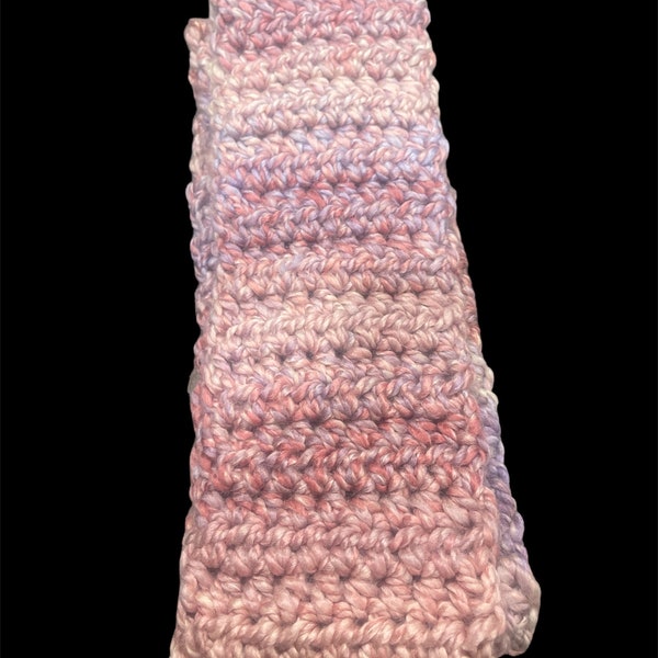Infinity scarf crochet pink!