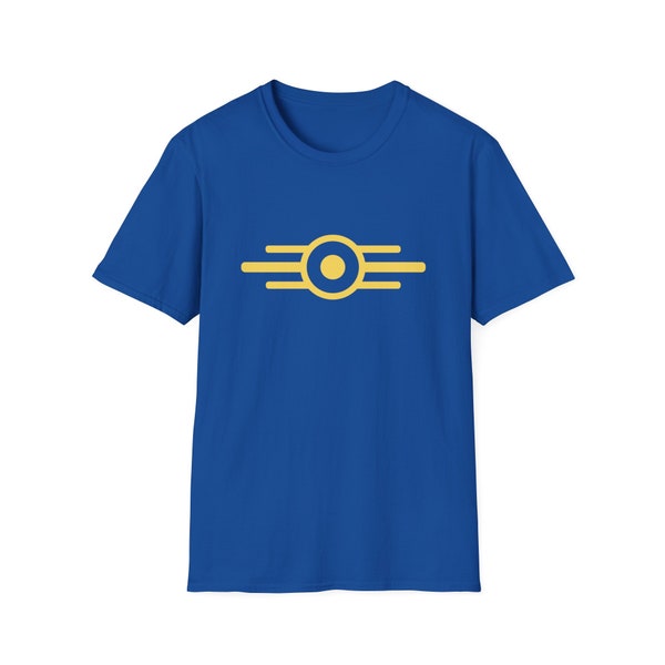 Fallout vault tec inspired Unisex Softstyle T-Shirt ; Gamer Tee Fallout gift shirt Vault Dweller apparel