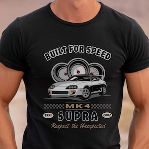 Supra T-Shirt, Toyota supra mk4 shirt, good gift for supra lover, JDM shirt for guy, JDM girl, Toyota supra man, Unisex Shirt, Front design