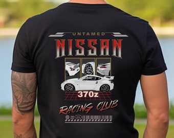 Nissan 370Z Racing Club-T-shirt, JDM-T-shirt, uniseks