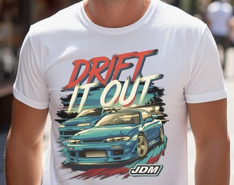 JDM Nissan Drift Cars T-Shirt, Car Culture Graphic Tee