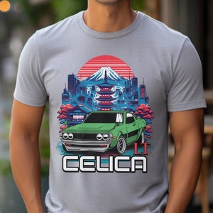 Toyota Celica Shirt, good gift for Celica lover, JDM shirt, LT Celica shirt, 1970's Celica t-shirt, A20, A30 Celica, front design, unisex