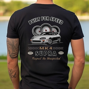 Supra T-Shirt, Toyota supra mk4 shirt, good gift for supra lover, JDM guys shirt, JDM girl, Toyota supra man shirt, Unisex, Back design