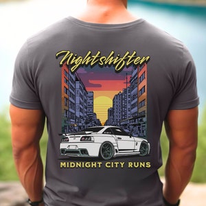 JDM Car Shirt, drift shirt, gift for car guy, t-shirt for car girl, t-shirt gift for car enthusiast, drift car lover, back design, unisex