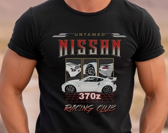 Nissan 370Z T-shirt uniseks, JDM-cadeau autoliefhebber