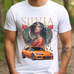 Nissan Silvia S15 Shirt, 200sx shirt, JDM drift shirt, gift for Nissan guy, gift for Silvia lover, S15 Silvia t shirt, front design, unisex