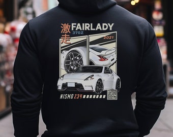 Nissan 370z Nismo-hoody, Fairlady Z Z34, JDM-stijl