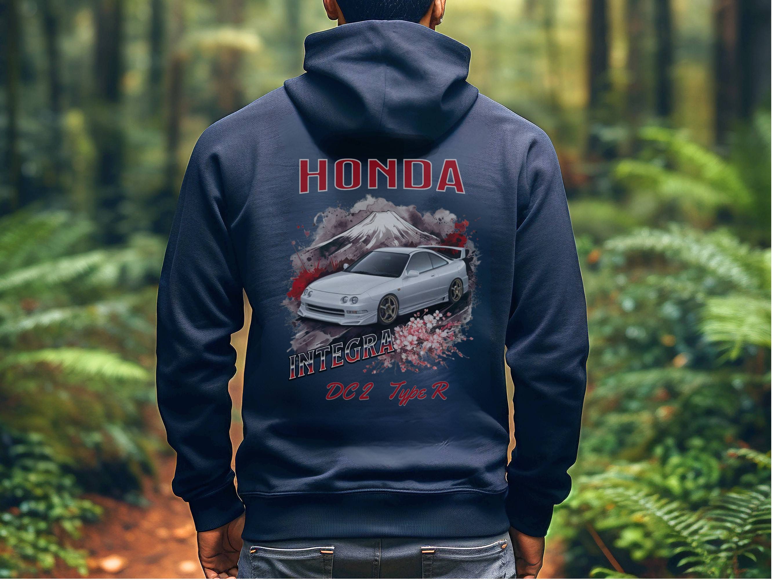 Sweat Col Rond Integra DC2 JDM - Pull Rétro Voiture Drift Japonais, Neuf Avec étiquettes Racing Roots
