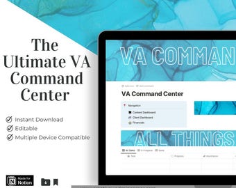 Plantilla Notion Ultimate Virtual Assistant Command Center