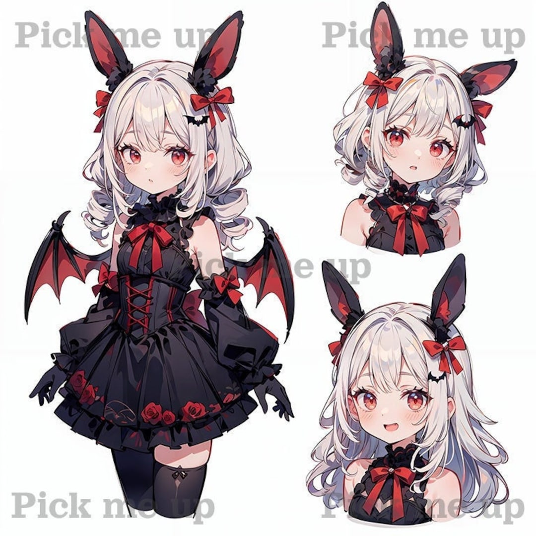 Furry Adoptable 121 Vampire Bunny Girl Edition - Fursona, Furry Adopt ...