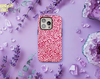 Funda para teléfono Red Hearts: Funda de amor de San Valentín para iPhone 17 16 15 14 13 Air Pro Max, Samsung Galaxy S25 S24 S23 S22 Ultra Plus, Pixel 9 8 7
