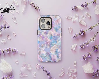 Seashell Phone Case: Summer Beach Themed Tough Cover iPhone 17 16 15 14 13 Air Pro Max, Samsung S25 S24 S23 S22 Ultra Plus, Pixel 9 8 7