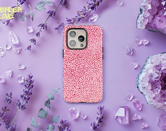 Funda para teléfono con corazones y amor, funda roja de San Valentín, regalo para ella para iPhone 16 15 14 13 12 Pro Max, Samsung S24 S23 S22 Ultra Plus, Pixel 8 7