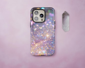 Glitzer Sternennacht Handyhülle, Opalescent inspiriert Cover, Celestial Stars iPhone 16 15 14 13 Pro Max, Samsung S24 S23 Ultra Plus, Pixel 8