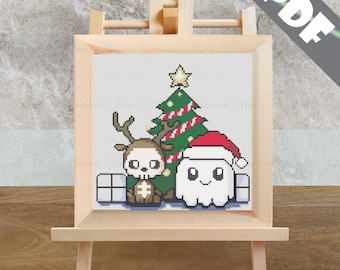 Merry Gothmas Digital Cross-Stitch Pattern