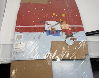 USPS ReadyPost Peanuts Charlie Brown-kerstverzenddozen 8 x 8 x 8, 10 stuks nieuw