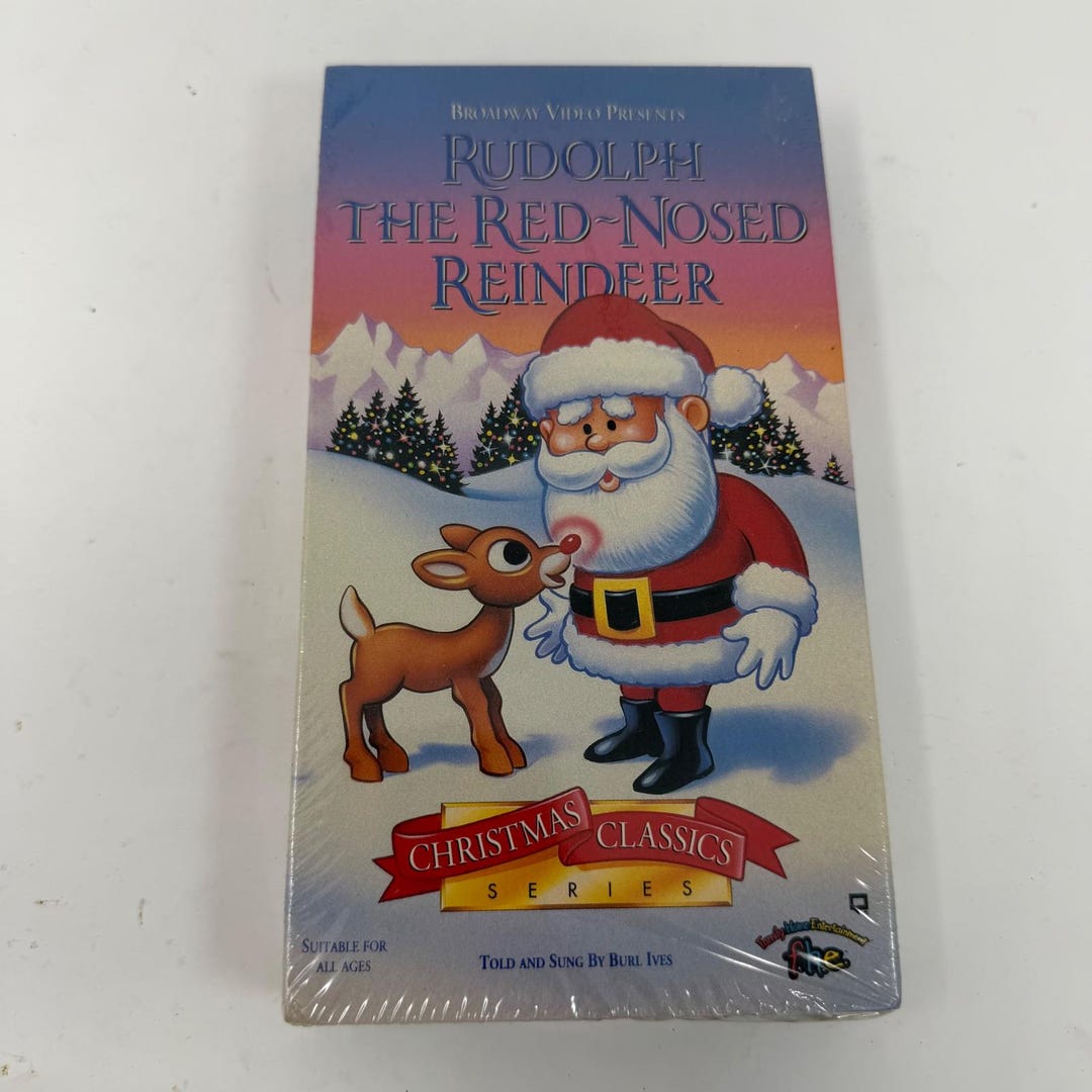 Rudolph the Red-nosed Reindeer VHS 1993 Christmas Classics Burl Ives ...