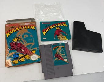Rocketeer Nintendo NES Bandai 1991 CIB Completo en caja con manual