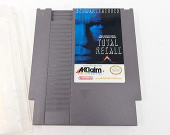 Cartucho de juego Total Recall para Nintendo NES, Acclaim Schwarzenegger NES-L4-USA