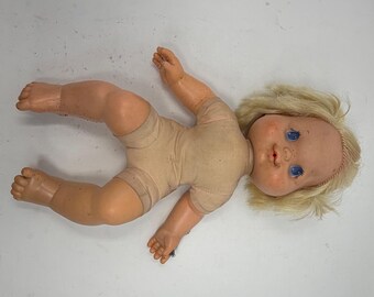 Muñeca bebé Kenner American Greetings vintage de 1984, rubia, ojos azules, 26010