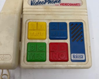 Videoteléfono interactivo VTech VideoSmarts de 1989, juguete de Connor Toy Corp 6800
