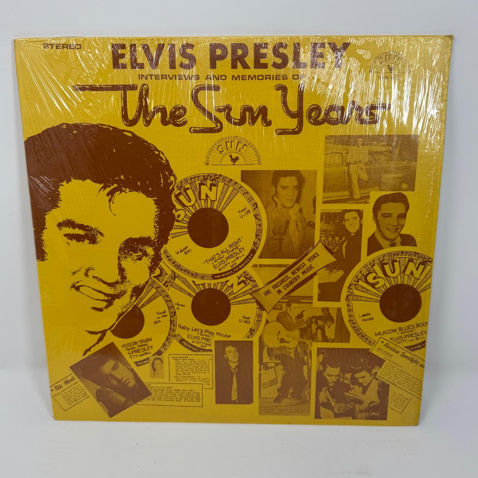 Elvis Presley the Sun Years Interviews and Memories Vinyl LP Record SUN ...