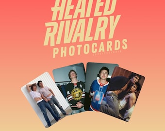 Heated Rivalry fanmade photocards | hollanov/hudcon