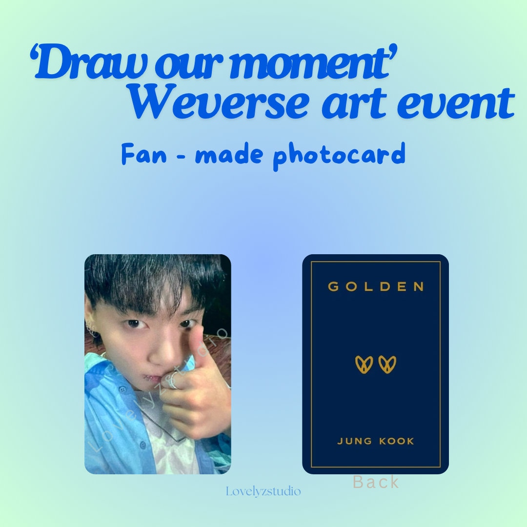 JUNGKOOK GOLDEN weverse USA特典トレカ BTS JUNGKOOK Golden Weverse album ver. Official Photocard