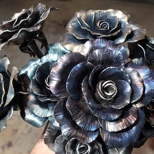 Hand Forged Rose