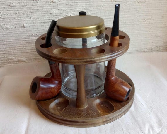 antique tobacco pipe stands Scotte Stand Wooden 360 Degree Rotatable Tobacco Pipe Display Rack for 8 Smoking Pipes with Carved Pattern Decoration Tobacco Pipe Accessories : Health & Household The Big Easy Tobacco Accessories