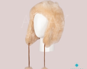 Luxury Baby Alpaca Fur Hat | Peruvian Winter Trapper