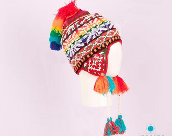 Handmade Peruvian Artisanal Beaded Chullo Hat Handmade Peruvian Artisanal Beaded Chullo Hat | eBay main image 3