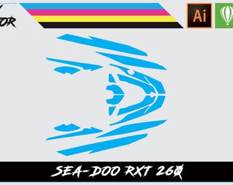 Sea-Doo RXT 260 Vector Template