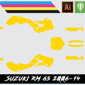 Suzuki RM65 2006-2014 Vector Template