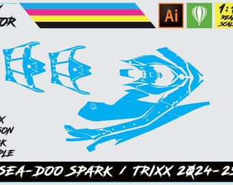 Sea-Doo Spark/Trixx Vector Template 2024-25