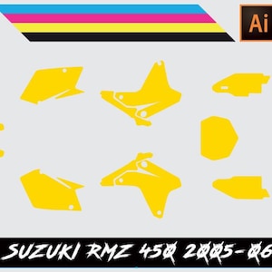Suzuki RMZ450 2005-06 Vector Template