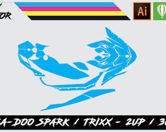 Sea-Doo Spark Vector Template 2013-23