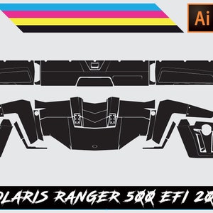 Polaris Ranger 500 EFI 2009 Vector Template
